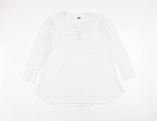 UGG Women's M White Long Sleeve Top