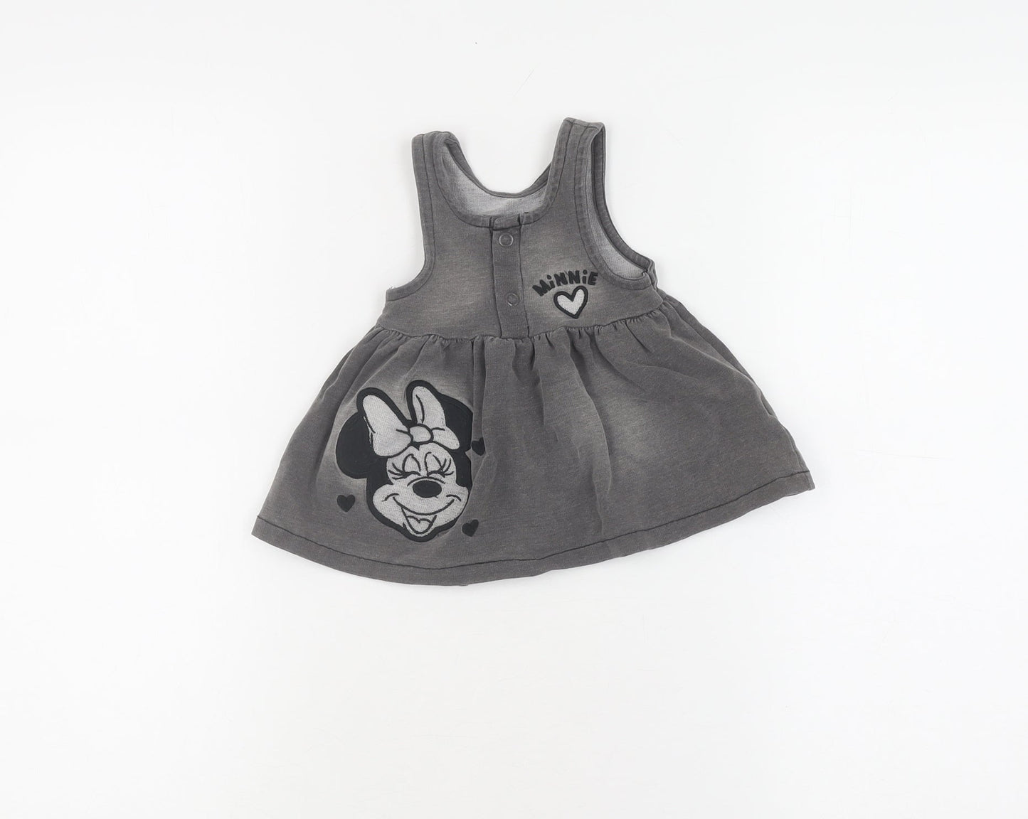 George Disney Baby Jumper Dress Grey, 0-3 Months