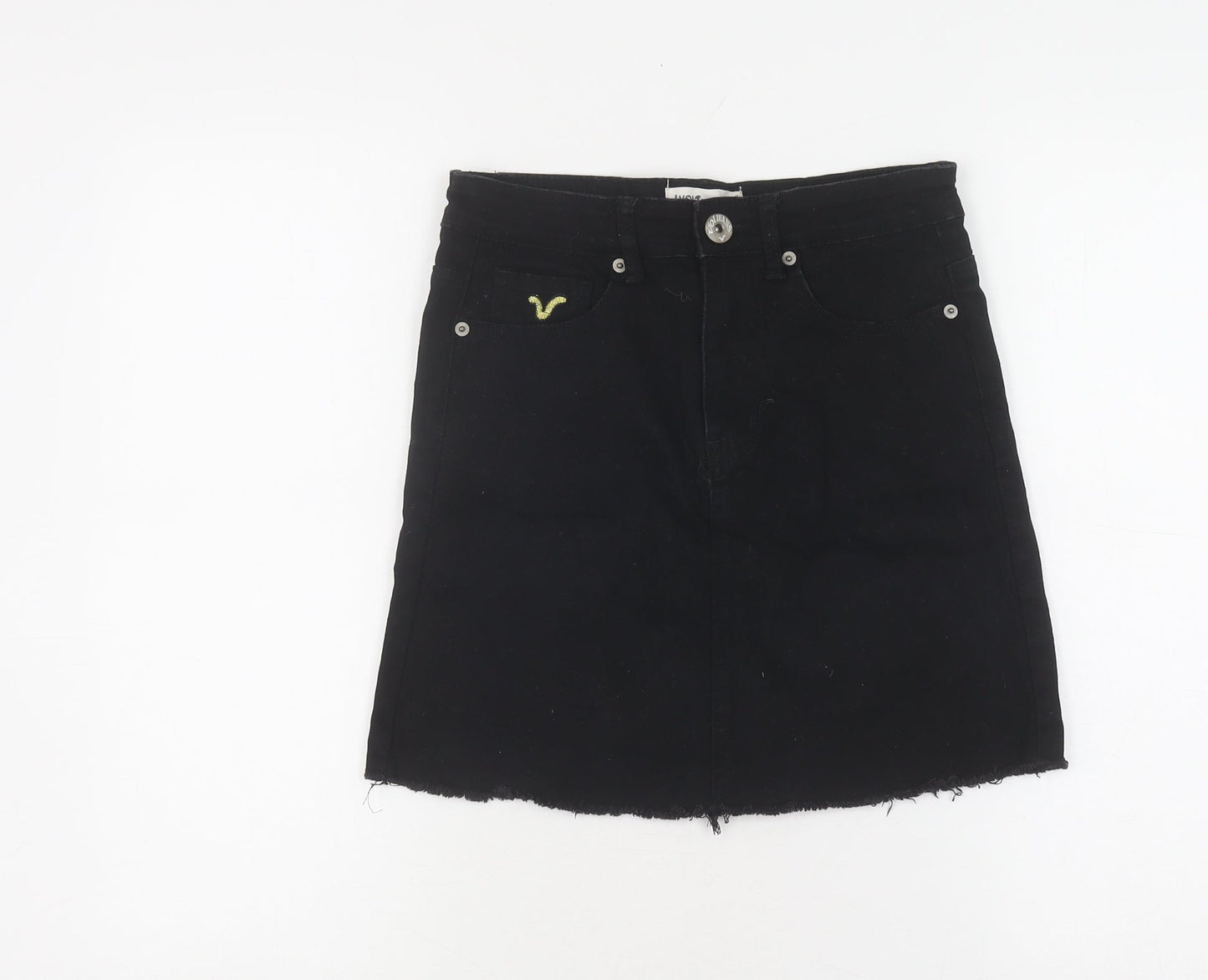 Voi Jeans Co. Women's Black Mini Skirt Size 10
