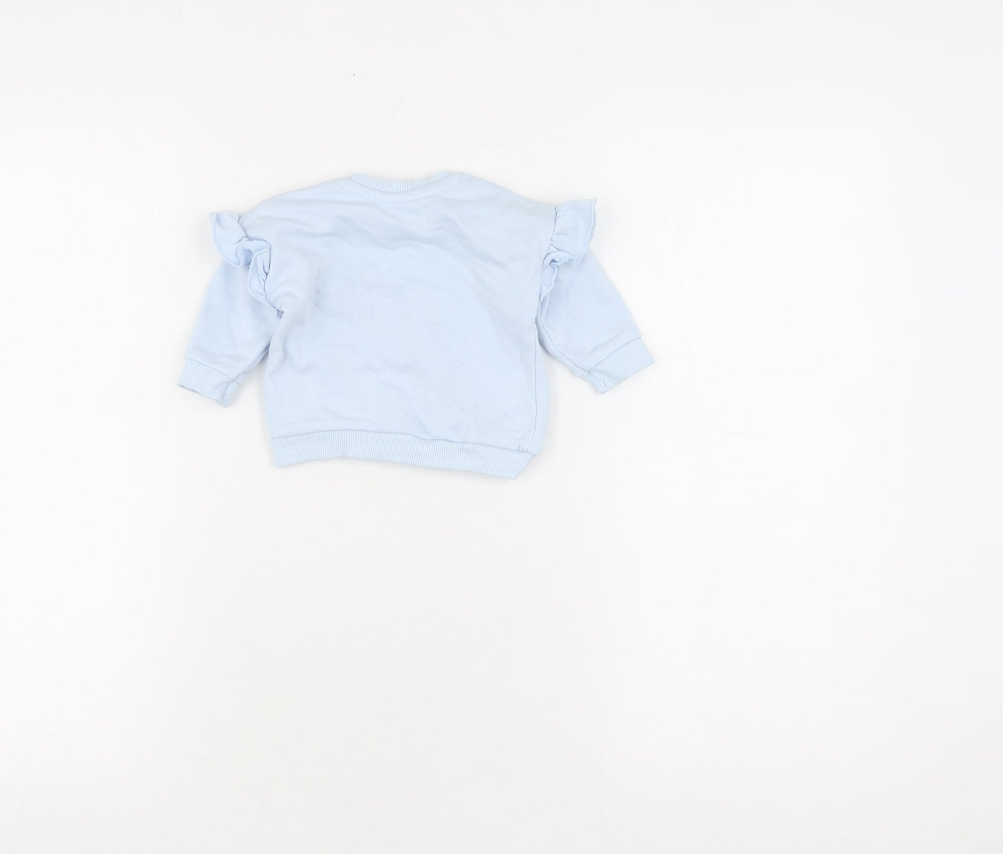Disney Baby Girls Blue Pullover Jumper 0-3 Months
