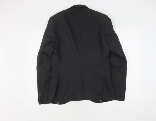 Topman Men's Black Suit Jacket 38 Formal Wear