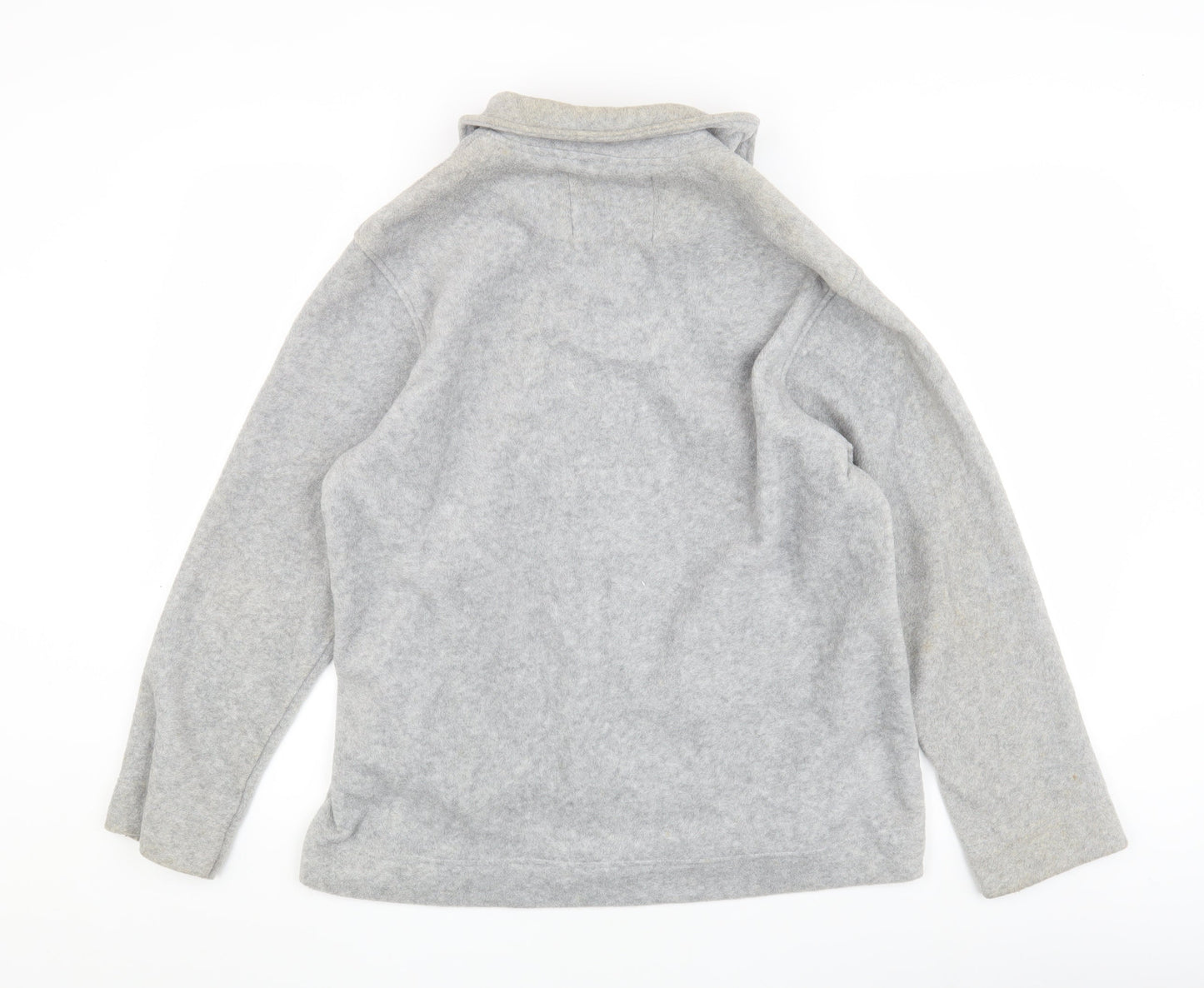 Nutshell Men's Grey Mid-Length Zip Jacket S
