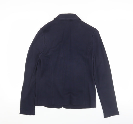 Laura Ashley Women's Blue Suit Jacket Size 8