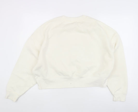 Disney Women's White Christmas Sweatshirt M