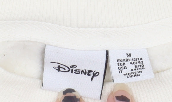 Disney Women's White Christmas Sweatshirt M