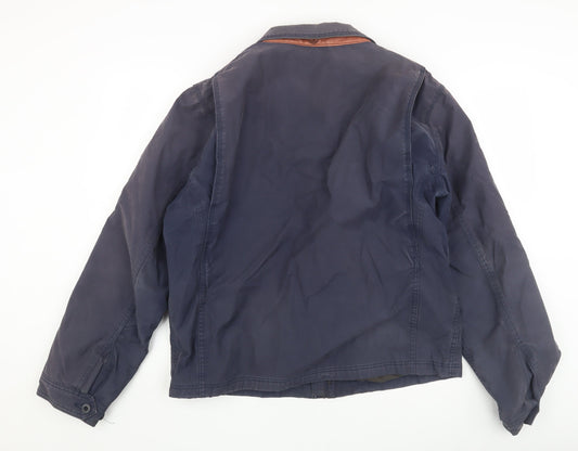 Timberland Men's Blue Waterproof Jacket Large