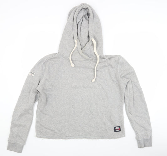 Superdry Grey Pullover Hoodie S Unisex Adults