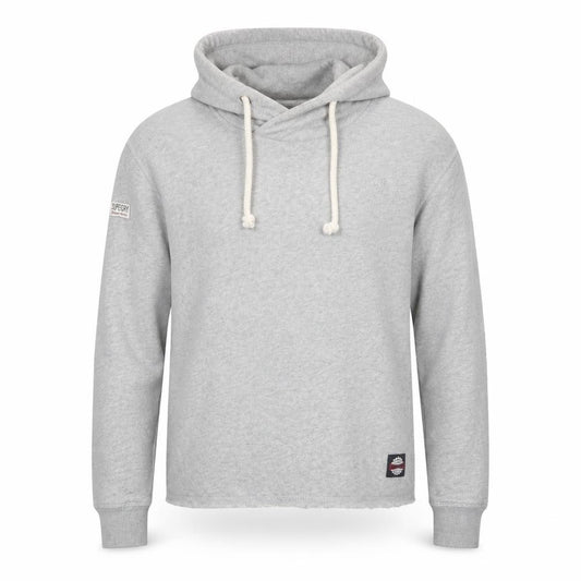 Unisex Adults UK S Regular Superdry Grey Pullover Hoodie