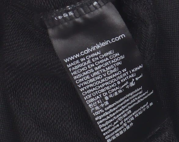 Calvin Klein Women's Black Pullover Sweatshirt S