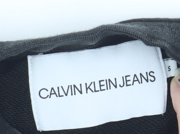 Calvin Klein Women's Black Pullover Sweatshirt S