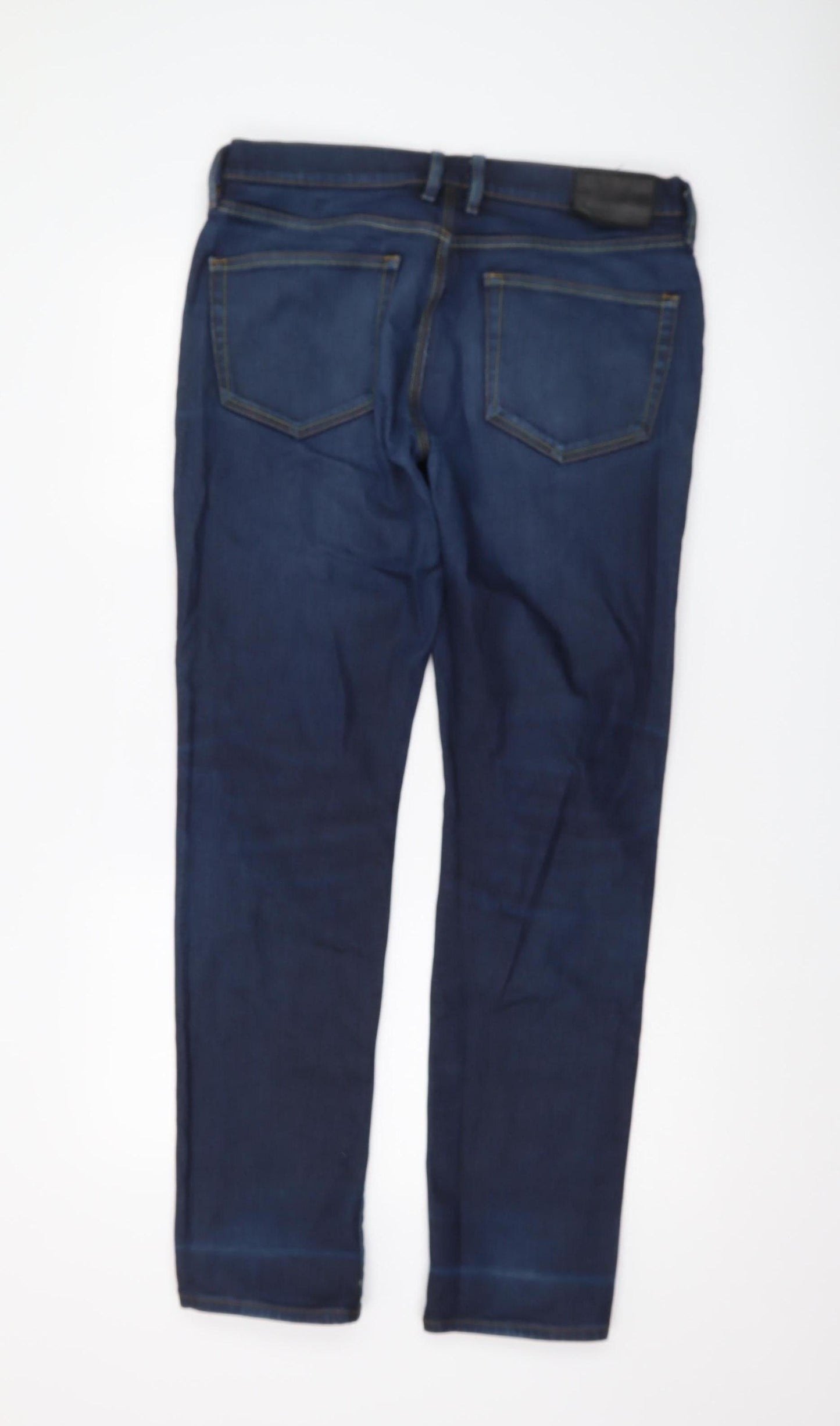 River Island Men's Blue Straight Leg Jeans L