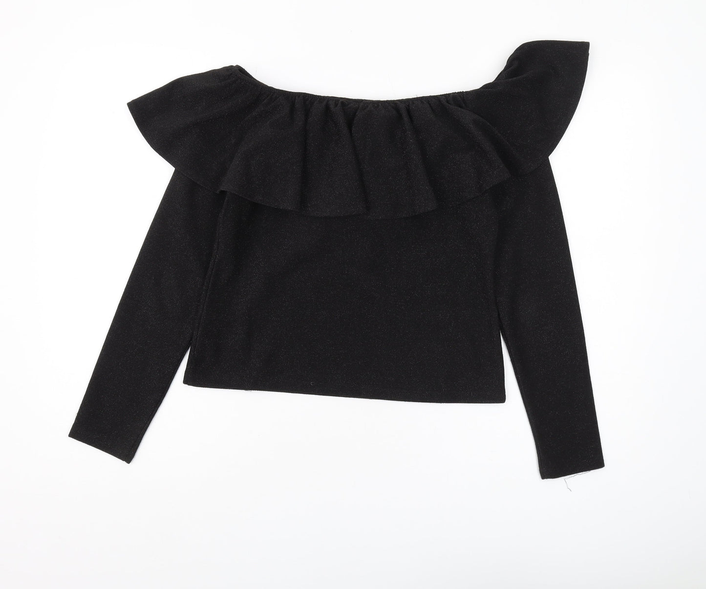 H&M Women's Black Off-Shoulder Blouse - Size M