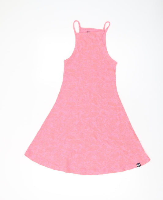 Superdry Women’s XS Pink Sleeveless Halter Dress