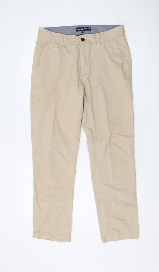 Raging Bull Men's Beige Chino Trousers Size 32