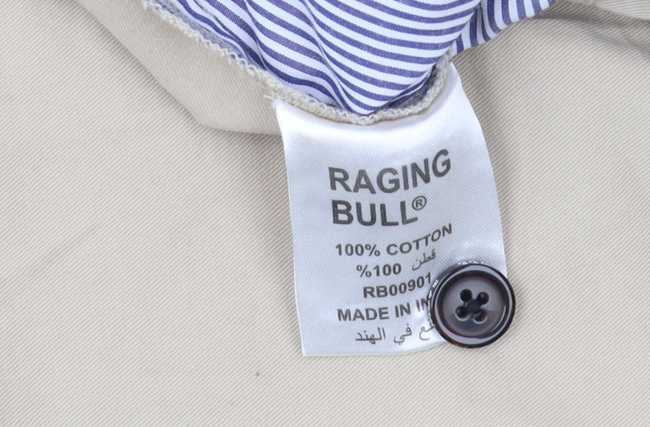 Raging Bull Men's Beige Chino Trousers Size 32