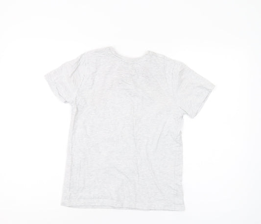Minecraft Boys Grey Graphic Print T-Shirt 10 Years