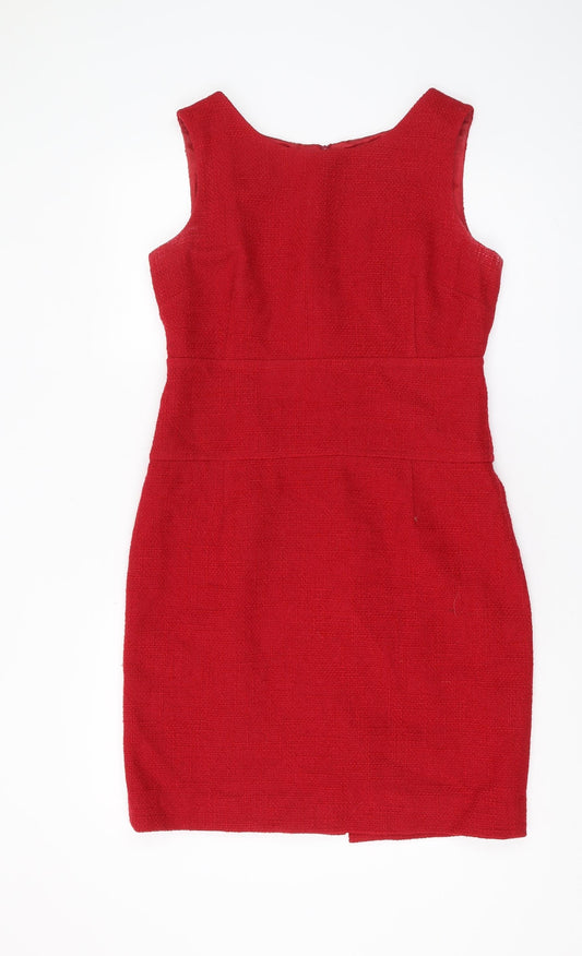 Hobbs Red Women's Sheath Dress, Size 12, Formal Occasion