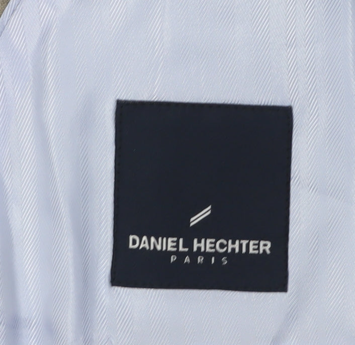 Daniel Hechter Men's Beige Wool Blazer Jacket, Size 42L