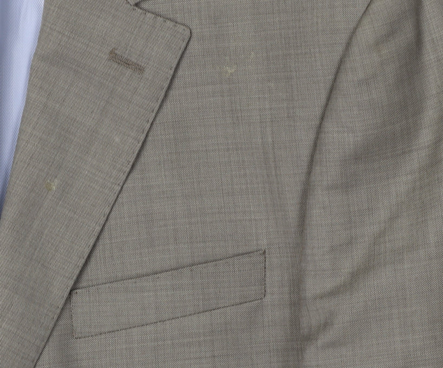 Daniel Hechter Men's Beige Wool Blazer Jacket, Size 42L
