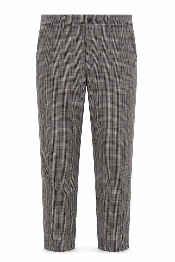 Farah Men's Multicoloured Check Slim Chino Trousers 34