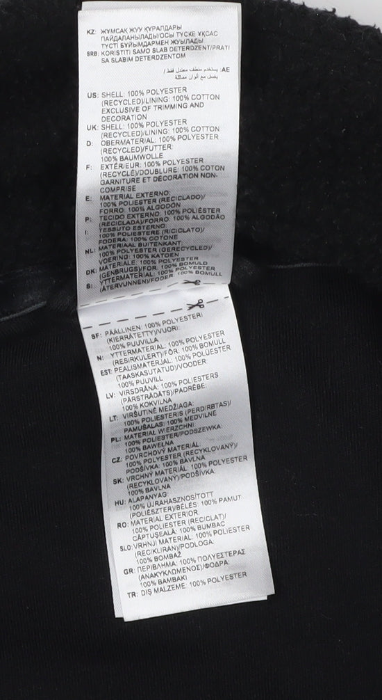 Adidas Women's Black Fleece Jacket 2XS Sports Casual