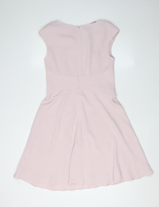 Hobbs Women's Pink A-Line Dress Size 10 Formal