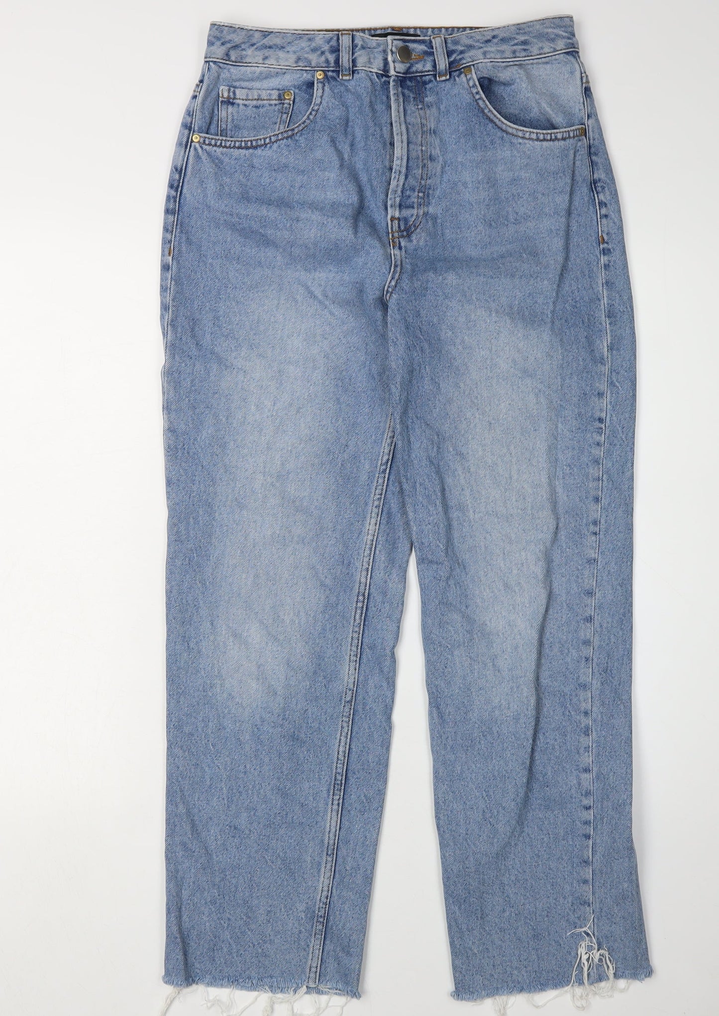 Warehouse Women’s Blue High Rise Straight Jeans