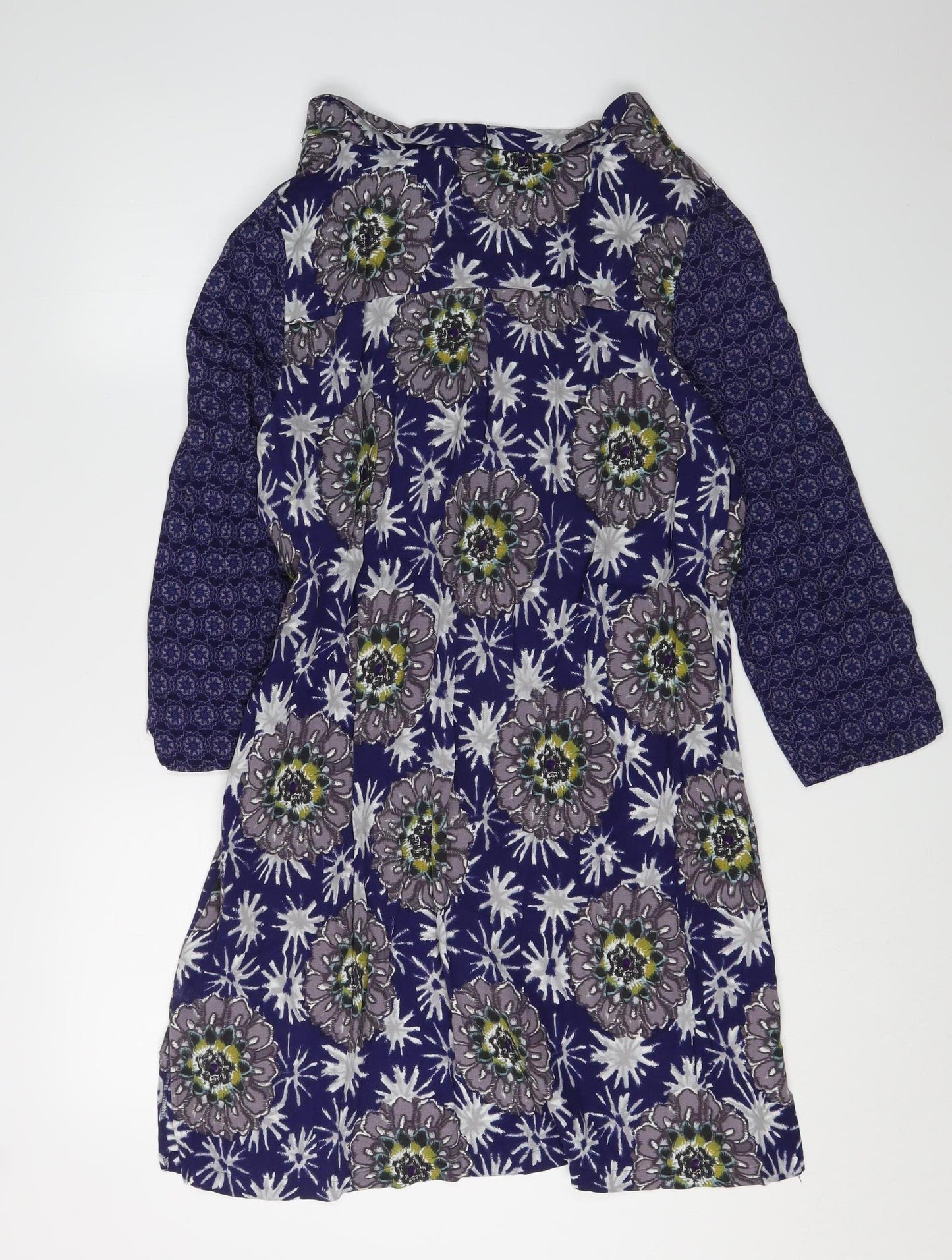 White Stuff Women's 3/4 Sleeve Floral Shift Dress, Size 10