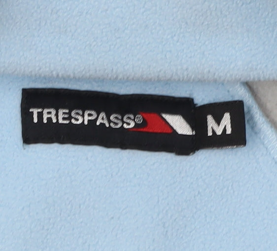 Trespass Unisex Blue Fleece Pullover Sweatshirt