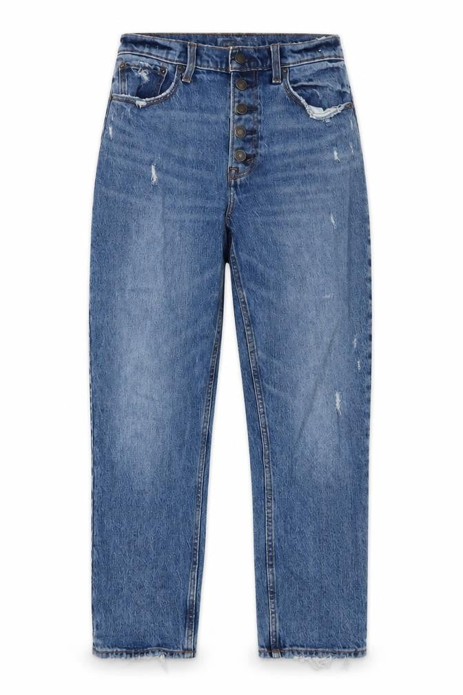 Abercrombie & Fitch Women's Blue Mom Jeans Size 4