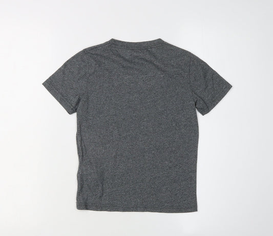 Abercrombie Kids Boys Grey Graphic T-Shirt 5-6 Years Casual