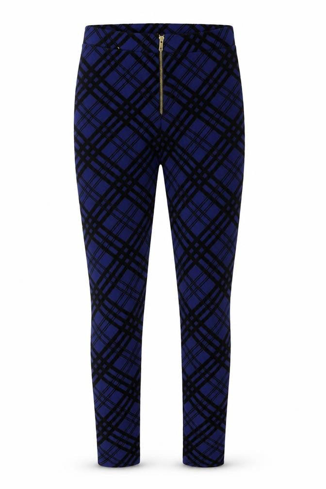 Rock & Rags Firetrap Women's Blue Check Leggings XS