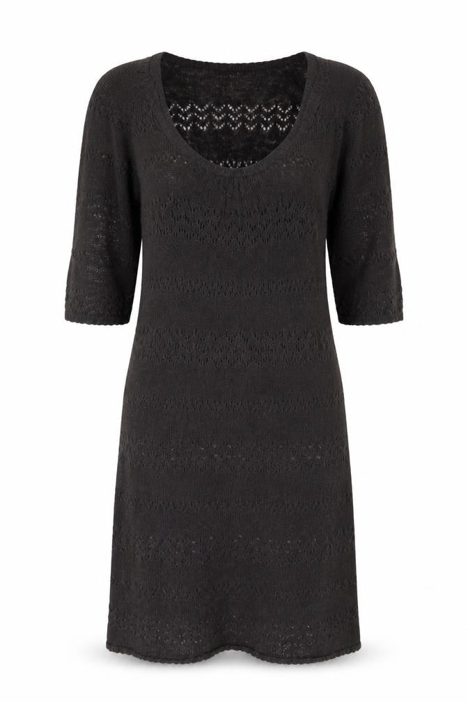 White Stuff Women's Black Knit Dress Size 10