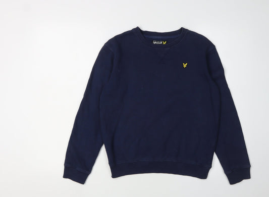 Lyle & Scott Boys Navy Blue Logo Sweatshirt 12-13 Years