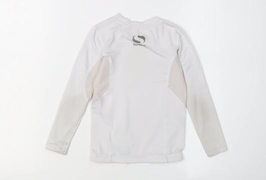 Sondico Boys White Football Jersey, 3-4 Years, Long Sleeve
