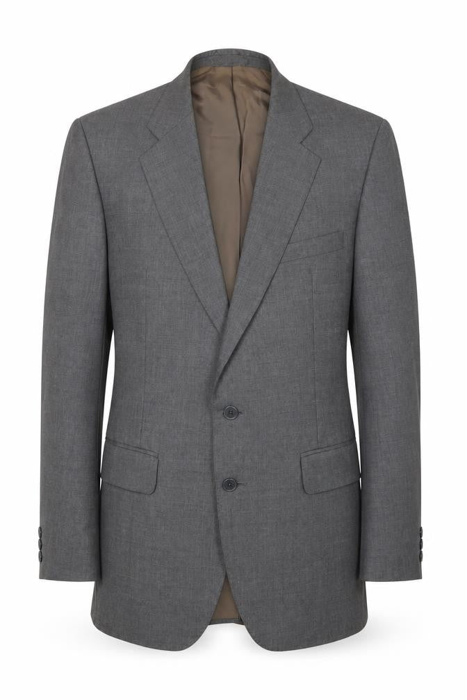 Mens 39 Chest Regular Austin Reed Grey Two-Button Suit Jacket
