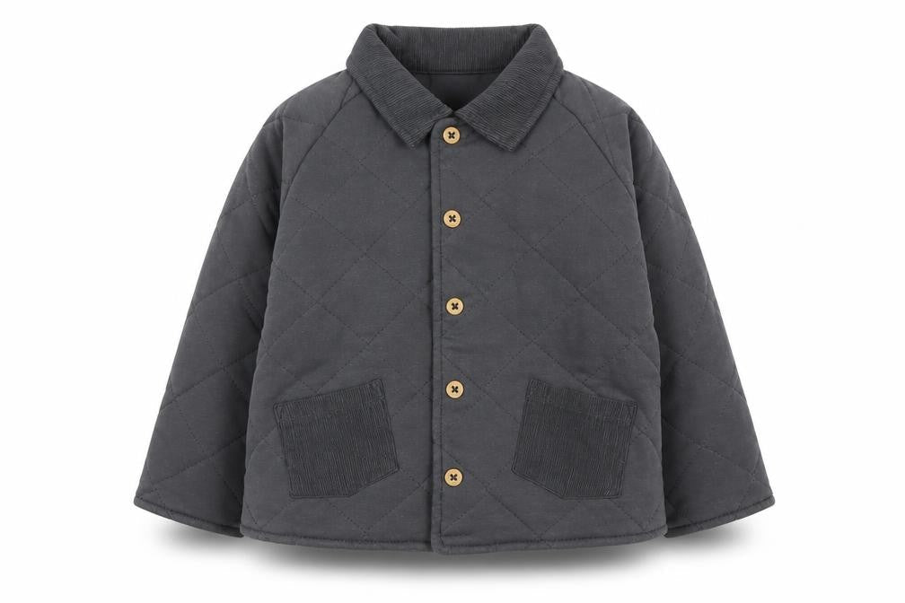 Next Boys Grey Quilted Jacket 2 Years