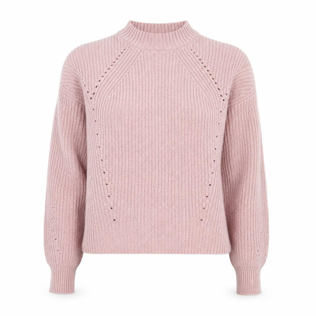 Gap Women's Pink Mock Neck Pullover Sweater L
