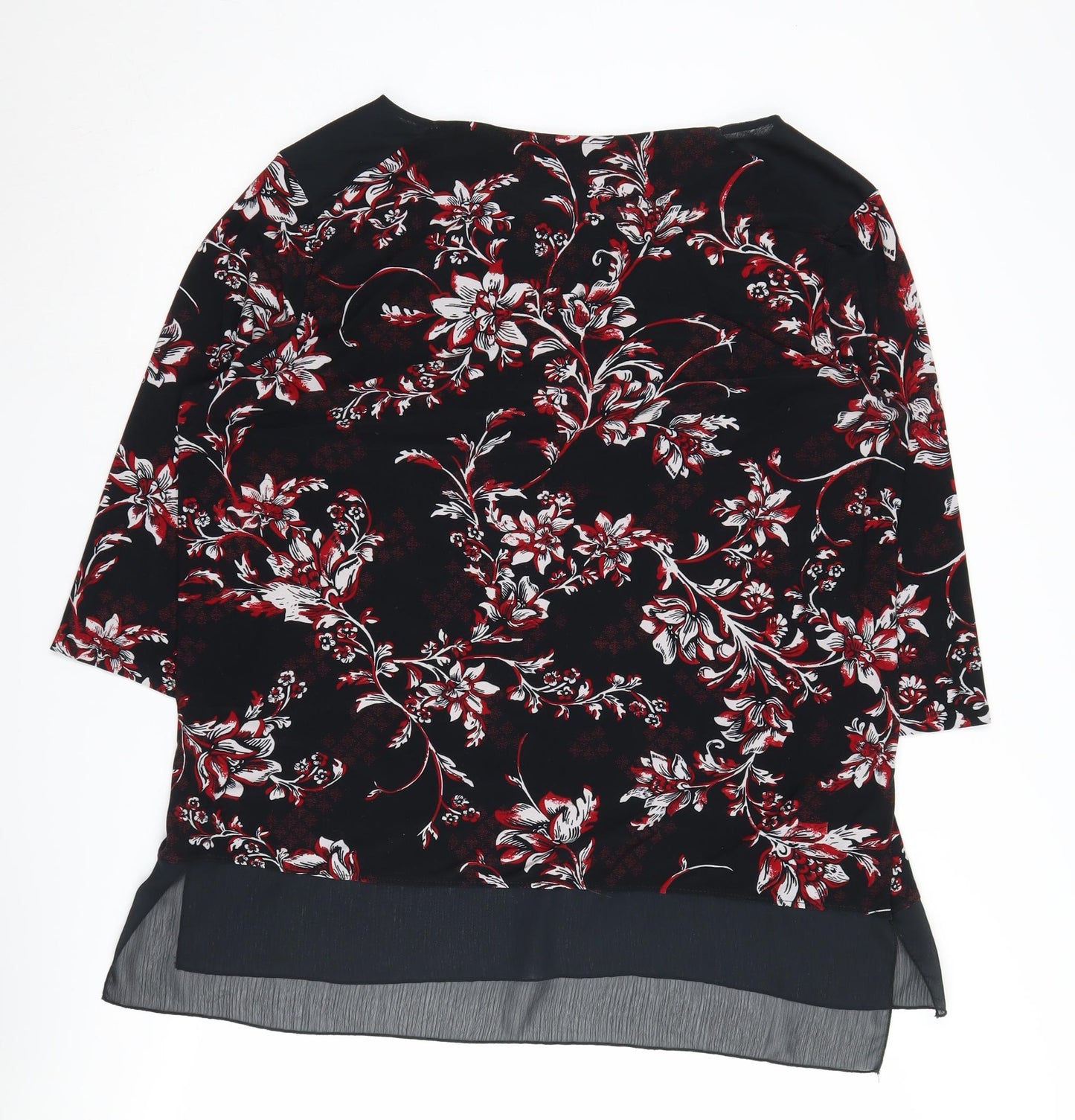 Marks and Spencer Women's Multicoloured Floral Tunic Blouse Size 20