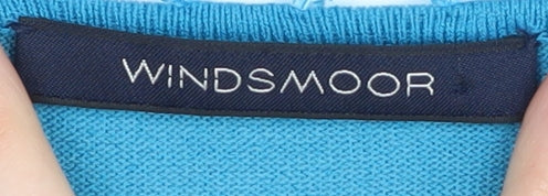 Windsmoor Women's Blue Round Neck Short Sleeve T-Shirt M