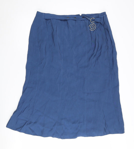 Via Veneto Women's Blue Skirt, Size 18
