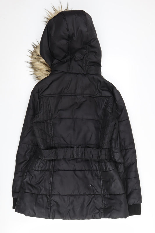 Lipsy London Women's Black Puffer Jacket Size 12