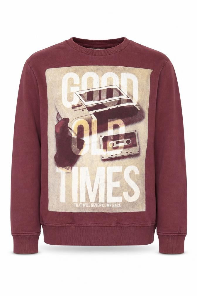 Mens UK L  JACK & JONES Red Pullover Sweatshirt