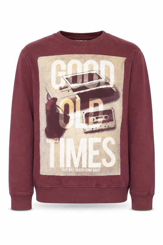 Mens UK L  JACK & JONES Red Pullover Sweatshirt