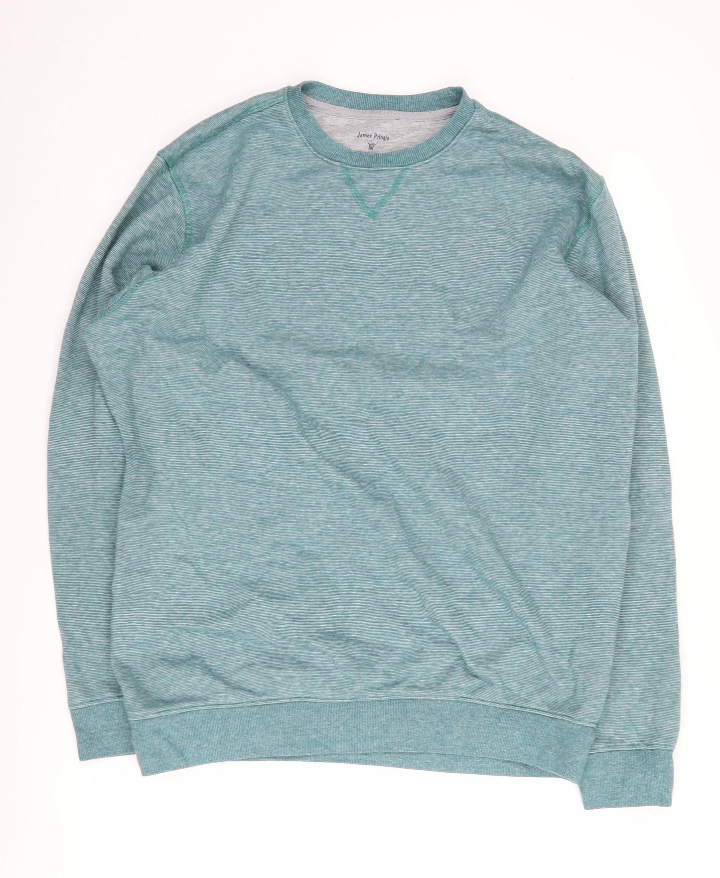 James Pringle Men's Green Pullover Sweatshirt L