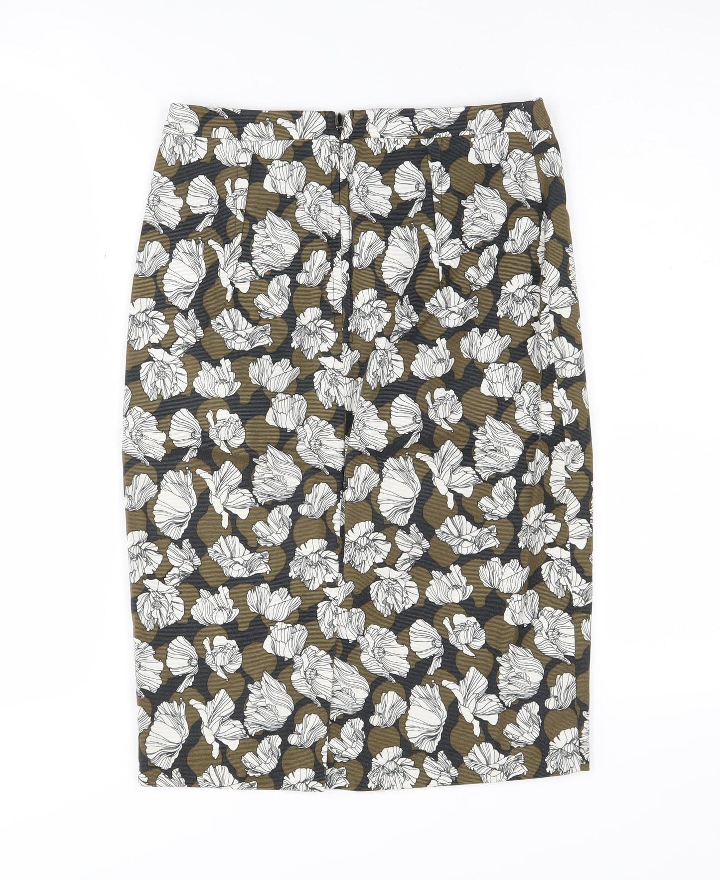 Jigsaw Women's Floral Pencil Skirt, Size 6, Multicoloured