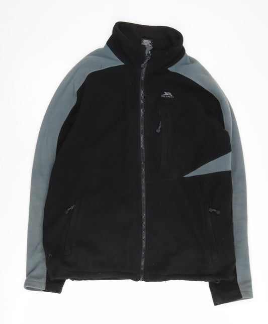 Trespass Men's Black Fleece Jacket L Size Casual