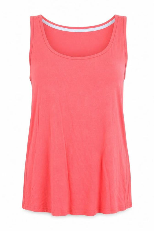 Womens UK Size 8 Joules Pink Viscose Blend Tank
