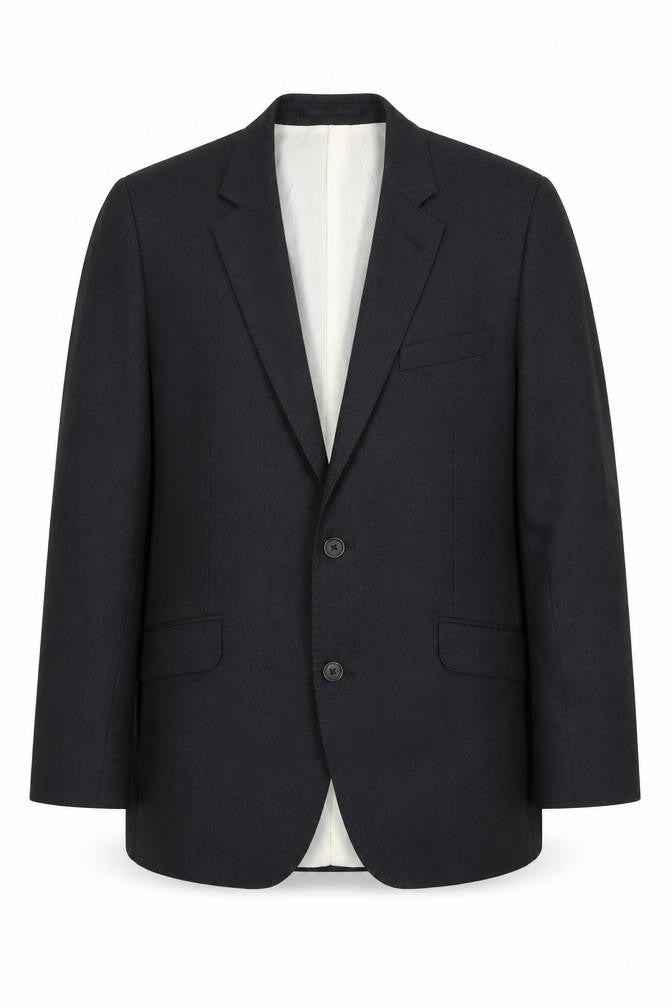 Mens 40 Chest Regular T.M.Lewin Grey Two-Button Blazer
