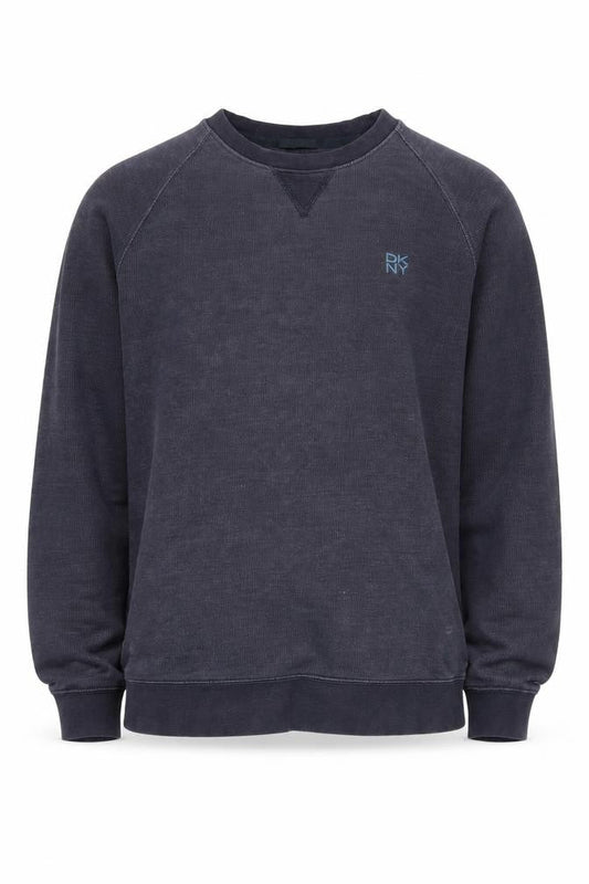 Mens UK L Classic DKNY Black Pullover Sweatshirt